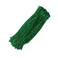 Hot sale 30cm colorful Glitter twisted chenille stem tinsel pipe cleaner for art